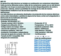Relé Térmico CHINT NR2-93 80–93A para Contactor NC1 40–95A – Código 05011930CH