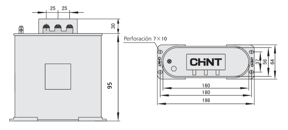 Condensador Trifásico CHINT BZMJ 0.4-5-3 5 kVAR 400 V 50 Hz Tipo Caja – Código 150305540CH