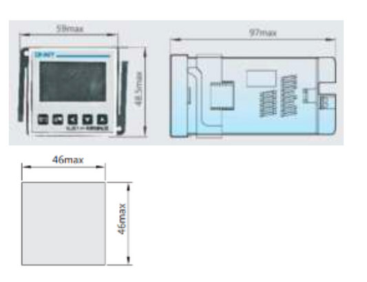 Temporizador Digital CHINT NJS1-H On Delay 220V 99.99s/9999h – Código 05040012CH
