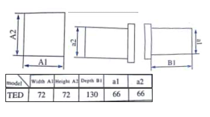 Controlador de Temperatura Analógico CHINT TED-2002 PT100 0–300°C – Código 2716008CH