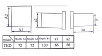 Controlador de Temperatura Analógico CHINT TED-2002 PT100 0–300°C – Código 2716008CH