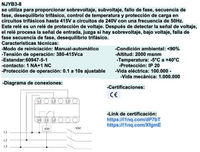 Relé de Asimetría CHINT NJYB3-8 380V – Código 0506032CH