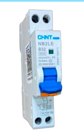 Automático CHINT NB2LE 1P+N 32A Curva B 6kA con Diferencial 300mA Tipo A – Código 0712013230CH