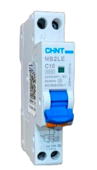 Automático CHINT NB2LE 1P+N 10A Curva C 6kA con Diferencial 300mA Tipo A – Código 0712111030CH