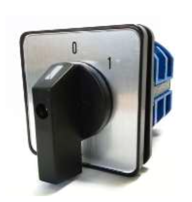 Seccionador Rotativo CHINT LW32-32/C08/4 – 4 Polos, 32A AC-1, 2 Posiciones (0-1) – Código 170242326CH