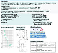 Interruptor DC CHINT NB1-63DC 2P 10A 1000VDC Curva C – 6kA – Código 07032410CH