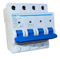 Interruptor DC CHINT NB1-63DC 2P 20A 1000VDC Curva C – Código 07032420CH
