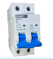 Interruptor a riel DIN CHINT NBP-63R 2P 20A 15kA – Código 07030220CH
