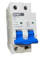 Interruptor a riel DIN CHINT NBP-63R 2P 25A 15kA – Código 07030225CH