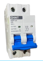 Interruptor Termomagnético CHINT NBP-63R 2P 32A 15kA – Código 07030232CH