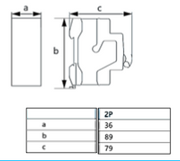 Interruptor Termomagnético CHINT NBP-63R 2P 32A 15kA – Código 07030232CH