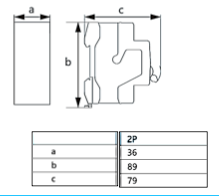 Interruptor Termomagnético CHINT NBP-63R 2P 32A 15kA – Código 07030232CH