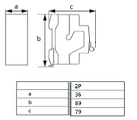 Interruptor Termomagnético CHINT NBP-63R 2P 40A 15kA – Código 07030240CH