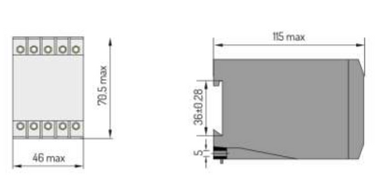 Relé de Nivel de Líquido CHINT NJYW1-BL1 2 Estágios 3 Electrodos 230 Vac – Código 0505012CH