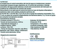 Relé de Nivel de Líquido CHINT NJYW1-BL1 2 Estágios 3 Electrodos 230 Vac – Código 0505012CH