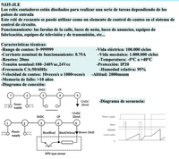 Contador Digital CHINT NJJ5-JLE 6 Dígitos 110–240 Vac 56×42 mm – Código 2714004CH