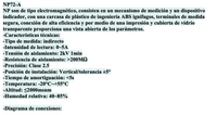 Amperímetro Analógico CHINT NP96-A 5A para Transformador de Corriente 96×96 mm – Código 27021005CH