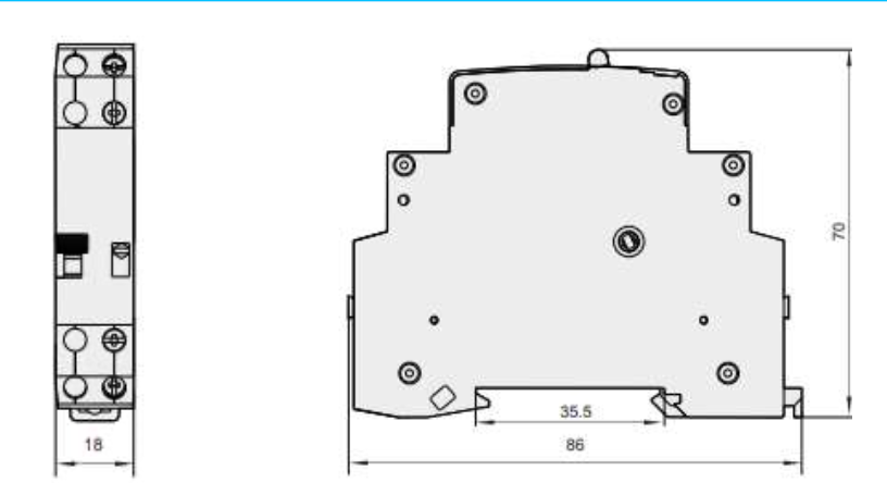 Relé Biestable CHINT NJMC1-16-1P-220VAC 1NA/NC 220 Vca 16 A – Código 05047010CH