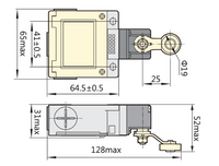 Final de Carrera metálico CHINT YBLX-CK-M115 con Roldana 1NA+1NC IP52 – Código 57044511CH