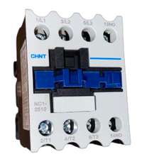 Contactor CHINT NC1-2510 25A 3P+1NA Bobina 24 V AC 50 Hz 11 kW AC-3 – Código 03010268110CH