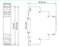 Telerruptor Temporizado CHINT NTE8-C 110–220 V AC 0.5–20 min 16 A – Código 05047013CH