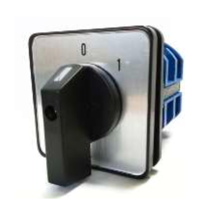 Seccionador Rotativo CHINT A301A/10 2P 32A AC-1 – LW32-32/C04/2 (65×65 mm) - Código 170222326CH