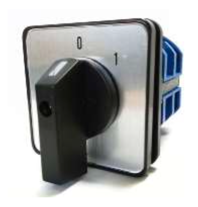 Seccionador Rotativo CHINT LW32-20/C08/4 4P 20A AC1 2 Posiciones (0-1) – Código 170242204CH