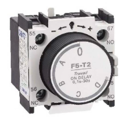 Temporizador Neumático CHINT F5-T0 On-Delay 0,1–3 s 1NA+1NC – Código 05030003CH