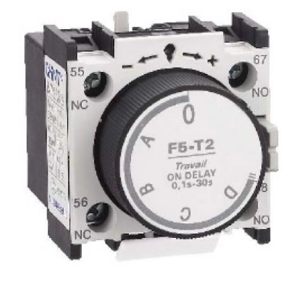 Temporizador Neumático CHINT F5-D2 Off-Delay 0,1–30 s 1NA+1NC – Código 05031030CH