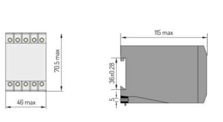 Relé de Nivel Líquido CHINT NJYW1-NL1 1 Estanque 3 Electrodos 220/380 V – Código 0505014CH