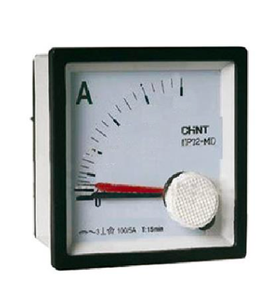 Amperímetro AC Directo CHINT NP72-A 5 A 72×72 mm Clase 1.5 – Código 27010005CH