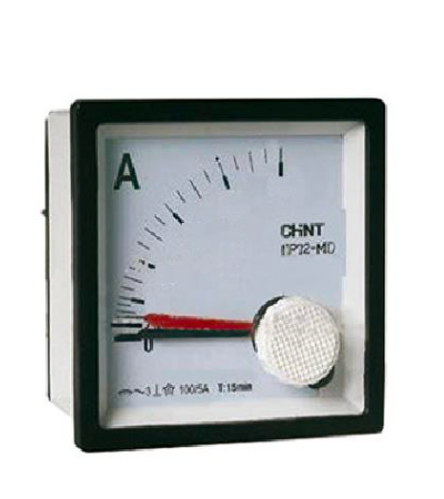 Amperímetro AC Indirecto CHINT NP72-A 10 A 72×72 mm Clase 1.5 – Código 27010010CH