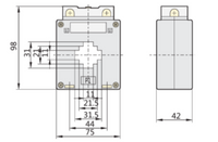Transformador de Corriente CHINT BH-0.66 30IB 60/5 A Ventana 30×30 mm – Código 2901006CH