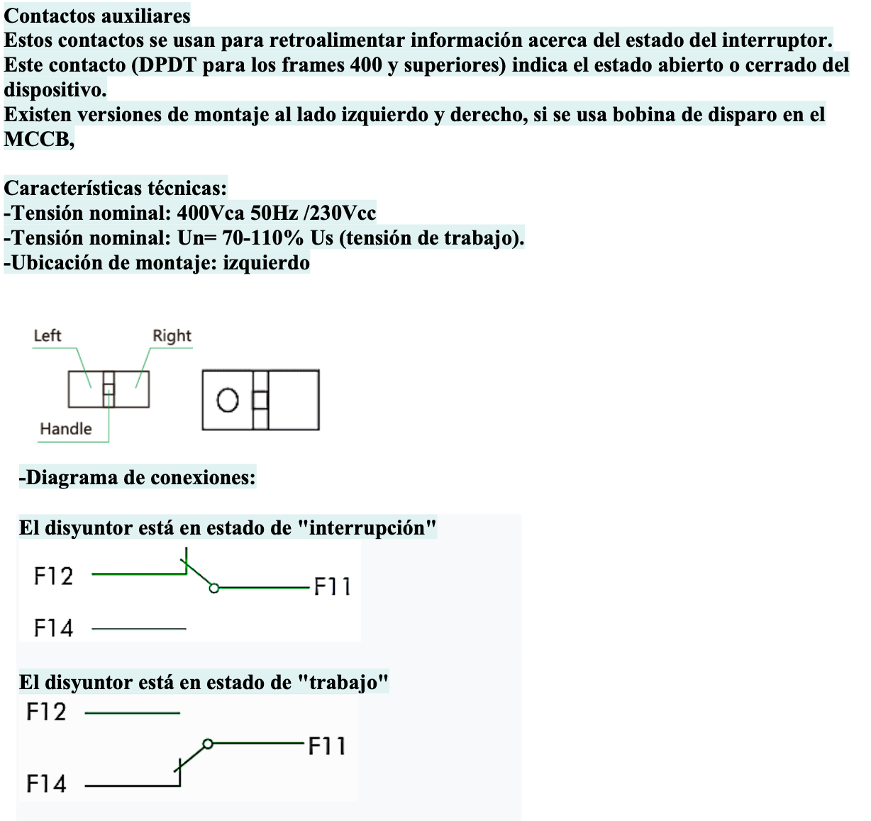 Contacto Auxiliar Lateral Izquierdo CHINT NM1-630 2CO – Código 072100163CH