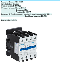Bobina 380 V AC para Contactor CHINT NC1-40/95 – Código 030885095CH