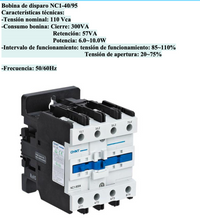 Bobina 110 V AC para Contactor CHINT NC1-40/95 – Código 030884095CH
