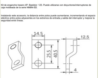 Terminales Extendidos CHINT FCP21-M8 para NM8N-125 4P – Código 0722054012CH