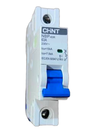 Interruptor a Riel DIN CHINT NBP-63R 1P 63A 15kA – Código 07030163CH