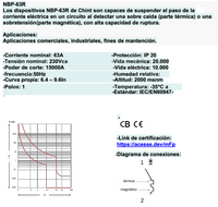 Interruptor a Riel DIN CHINT NBP-63R 1P 63A 15kA – Código 07030163CH