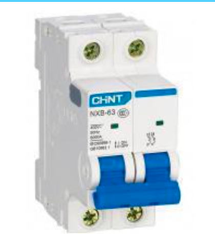 Interruptor Termomagnético CHINT NXB-63H 2P 20A 10kA Curva D – Código 07033220CH