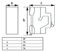 Interruptor Termomagnético CHINT NBP-63R 1P 32A 15kA Curva C – Código 07030132CH