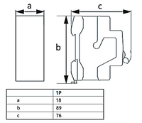 Interruptor Termomagnético CHINT NBP-63R 1P 40A 15kA Curva C – Código 07030140CH
