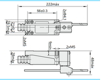 Final de Carrera CHINT YBLX-ME/8107 Varilla Metálica Rígida IP52 – Código 57012911CH