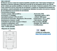 Final de Carrera CHINT YBLX-ME/8107 Varilla Metálica Rígida IP52 – Código 57012911CH