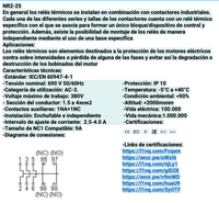 Relé Térmico CHINT NR2-25 2,5-4,0A para Contactor NC1-9A – Código 05010040CH