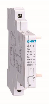 Contacto Auxiliar Lateral CHINT AX-1 para Interruptor DZ158 – Código 07050016CH