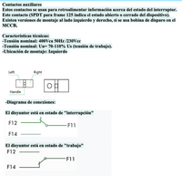 Contacto Auxiliar CHINT NM1-125 1CO Izquierdo – Código 072100112CH