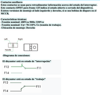 Contacto Auxiliar CHINT NM1-125 1CO Derecho – Código 072100113CH