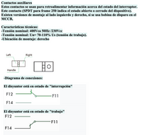 Contacto Auxiliar CHINT NM1-250 1CO Derecho – Código 072100126CH