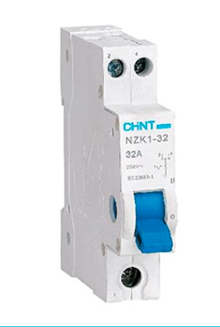 Conmutador Manual de Red CHINT NZK1-32 1P 32A Posiciones 1-0-2 – Código 1701132CH